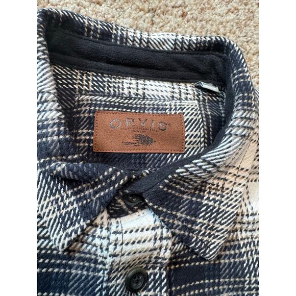 NWT - ORVIS - Heavy Flannel button up shirt/Jacket; Size Medium, 100% Cotton - Picture 16 of 16